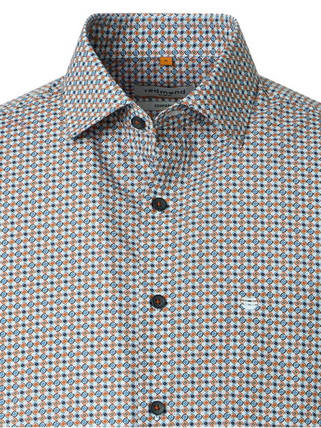 REDMOND Comfort Fit Chemise Rouge Kent Print - Vue 1