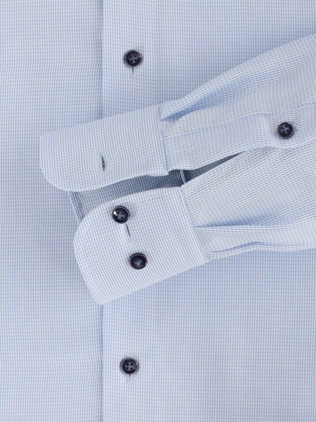 CASAMODA Comfort Fit Chemise Bleu clair Kent Struktur - Vue 2