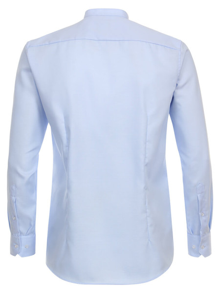 VENTI Regular Fit Chemise Bleu clair Stehkragen Popeline