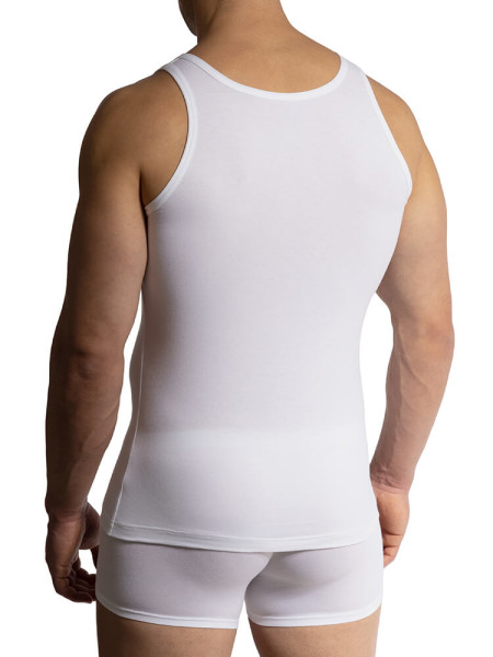 OLAF BENZ Regular Fit Blanc Feinripp