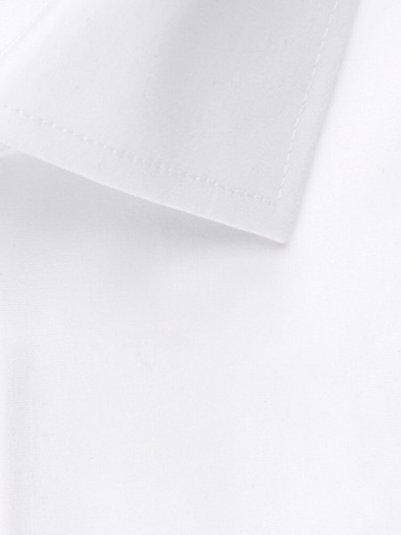 SEIDENSTICKER Tailored Fit Chemise Blanc Business Kent Popeline - Vue 3