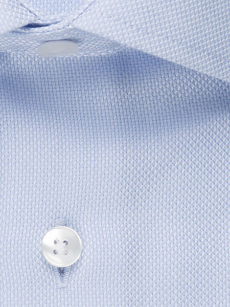 SEIDENSTICKER Tailored Fit Chemise Bleu clair Business Kent Struktur - Vue 3