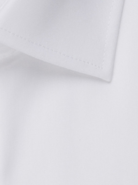 SEIDENSTICKER Slim Fit Chemise Blanc Business Kent Popeline - Vue 3