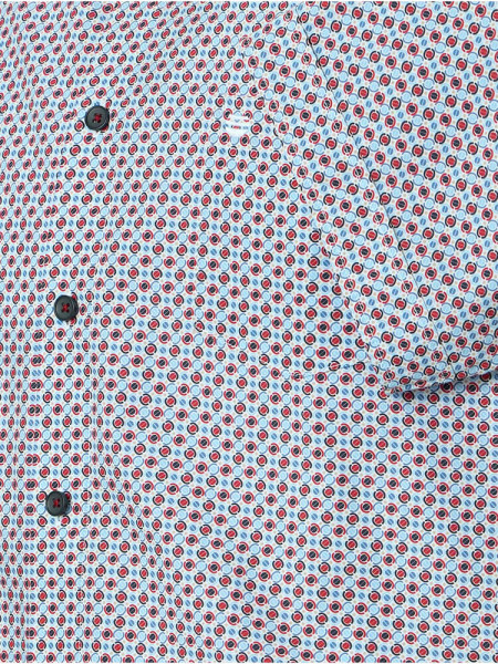 REDMOND Comfort Fit Chemise Rouge Kent Print - Vue 2