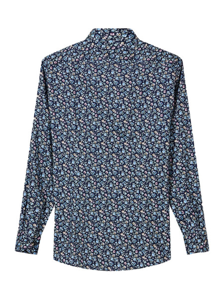OLYMP Regular Fit Chemise Bleu foncé New Kent Twill
