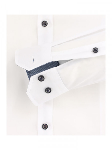 VENTI Slim Fit Chemise Blanc Kent Twill - Vue 2
