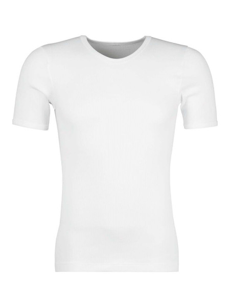 HUBER Regular Fit Blanc Doppelrippenstich - Vue 1