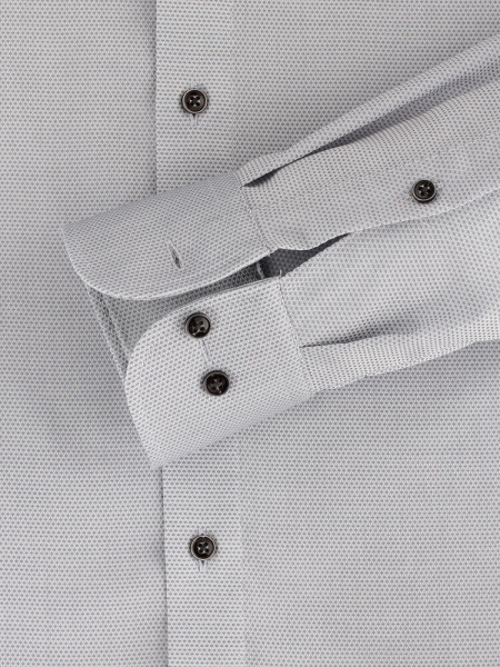 CASAMODA Regular Fit Chemise Gris clair Kent Natté - Vue 2