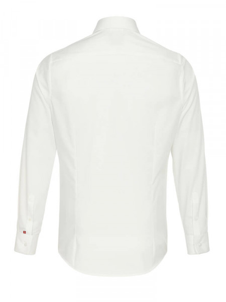 PURE Slim Fit Chemise Beige clair Haifisch Popeline