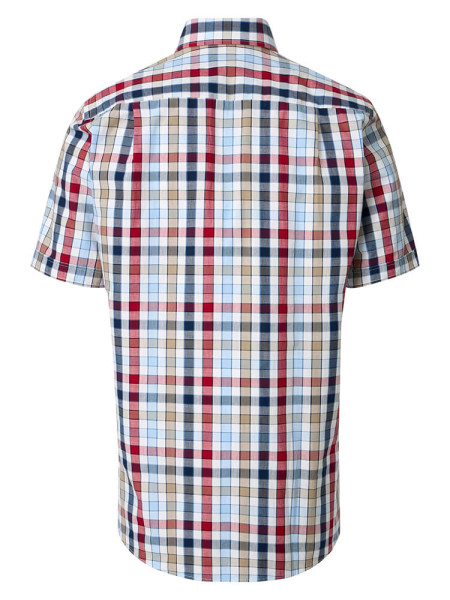 REDMOND Regular Fit Chemise Rouge Kent Struktur