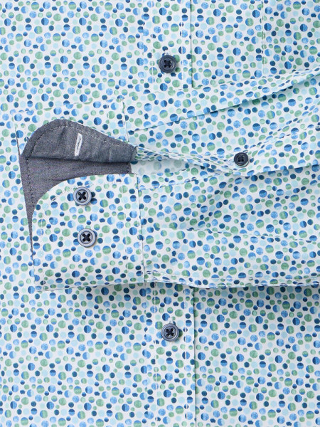 CASAMODA Comfort Fit Chemise Vert Button-Down Easy Care  - Vue 2