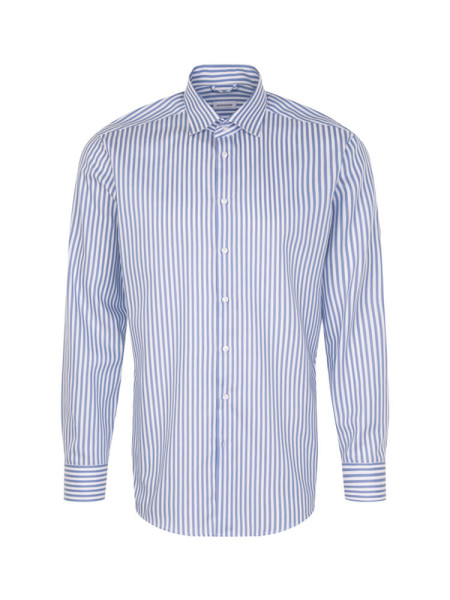 SEIDENSTICKER Regular Fit Chemise Bleu clair New Kent Struktur