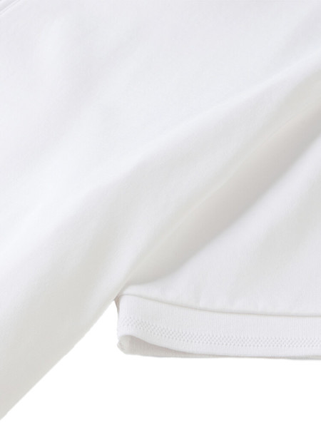 OLYMP Polo Blanc Jersey - Vue 1