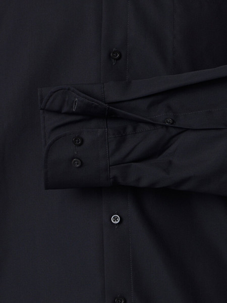 VENTI Comfort Fit Chemise Noir Kent Popeline - Vue 2