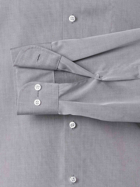 VENTI Comfort Fit Chemise Gris Kent Twill - Vue 2