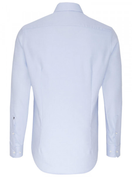 SEIDENSTICKER Tailored Fit Chemise Bleu clair Business Kent Struktur