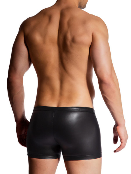 MANSTORE Regular Fit Noir Microfaser