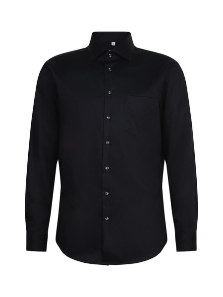 SEIDENSTICKER Regular Fit Chemise Noir New Kent Twill