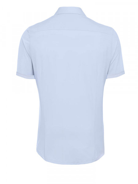 PURE Extra Slim Fit Chemise Bleu clair Haifisch Jersey