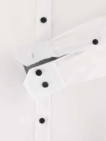 VENTI Slim Fit Chemise Blanc Kent Easy Care  - Vue 2