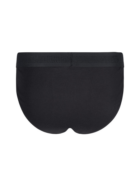 SKINY Regular Fit Noir Feinripp - Vue 2