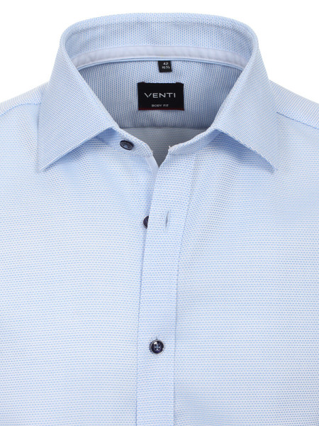 VENTI Slim Fit Chemise Bleu clair Kent Easy Care  - Vue 1