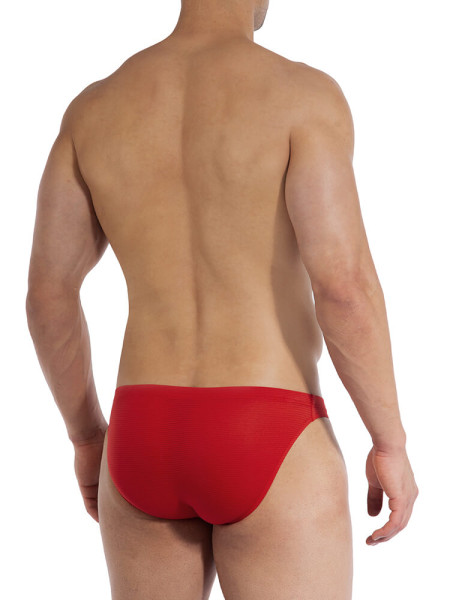 OLAF BENZ Regular Fit Rouge Microfaser