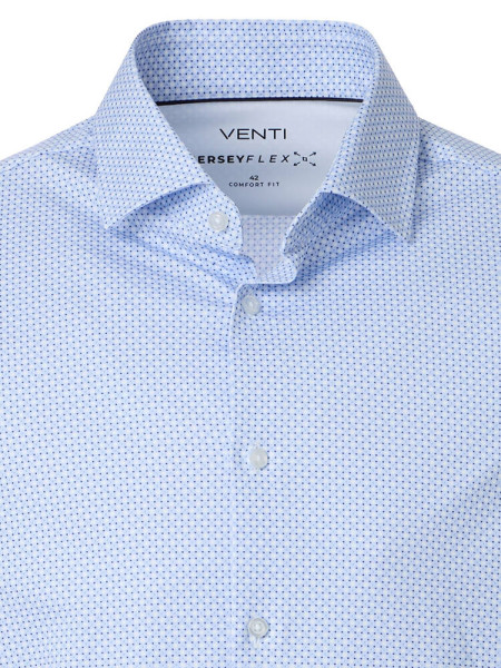 VENTI Regular Fit Chemise Bleu clair Kent Jersey - Vue 1