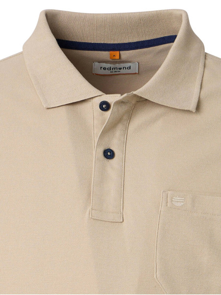REDMOND Polo Beige clair Piqué - Vue 1