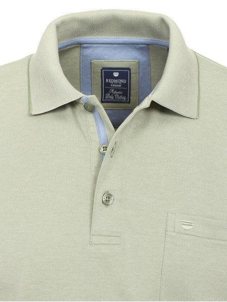 REDMOND Polo Vert Jersey - Vue 1