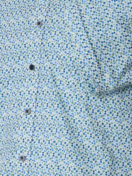 CASAMODA Regular Fit Chemise Vert Button-Down Easy Care  - Vue 2