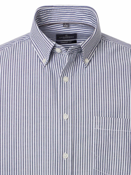 CASAMODA Comfort Fit Chemise Bleu foncé Button-Down Easy Care  - Vue 1