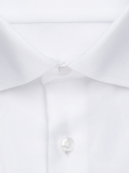 SEIDENSTICKER Slim Fit Chemise Blanc Business Kent Twill - Vue 1