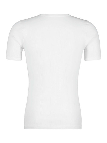 HUBER Regular Fit Blanc Doppelrippenstich - Vue 2