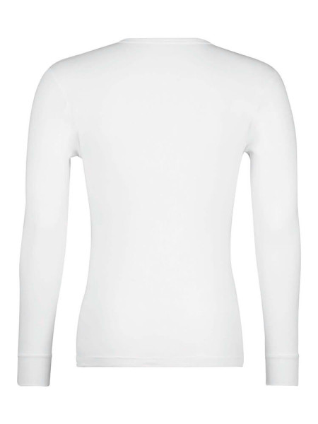 HUBER Regular Fit Blanc Feinripp