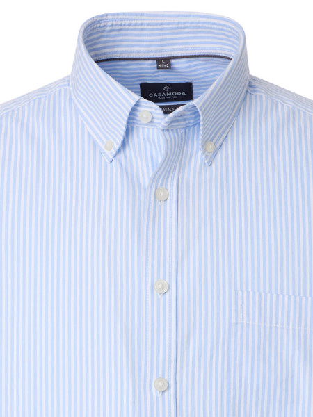 CASAMODA Regular Fit Chemise Bleu clair Button-Down Easy Care  - Vue 1