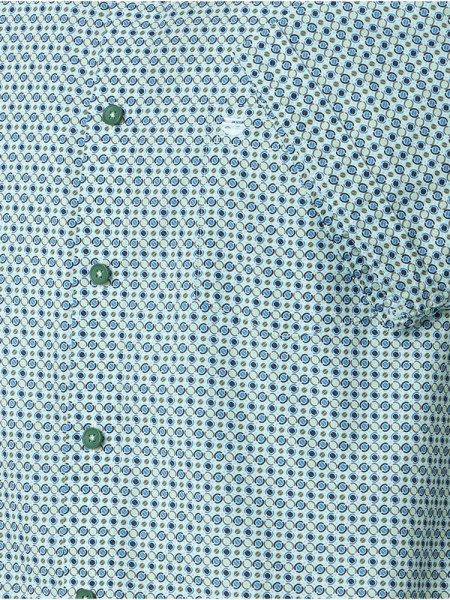 REDMOND Comfort Fit Chemise Vert Kent Print - Vue 2