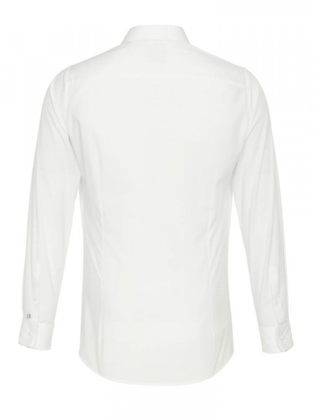 PURE Extra Slim Fit Chemise Beige clair Haifisch Popeline