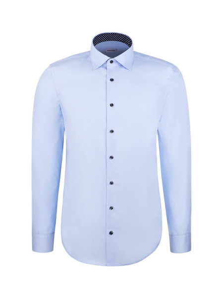SEIDENSTICKER Slim Fit Chemise Bleu clair New Kent Twill