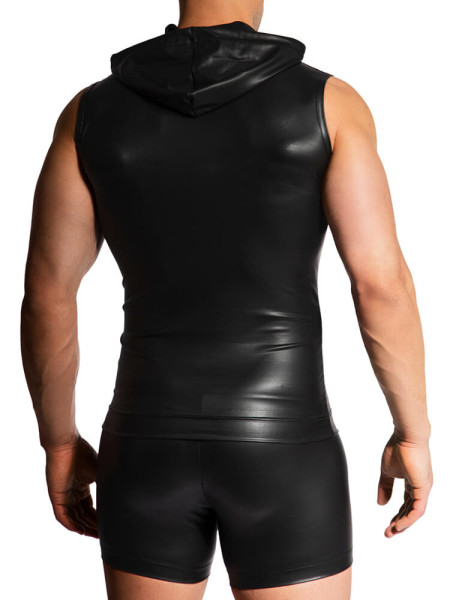 MANSTORE Regular Fit Noir Microfaser