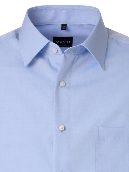 VENTI Comfort Fit Chemise Bleu clair Kent Popeline - Vue 1