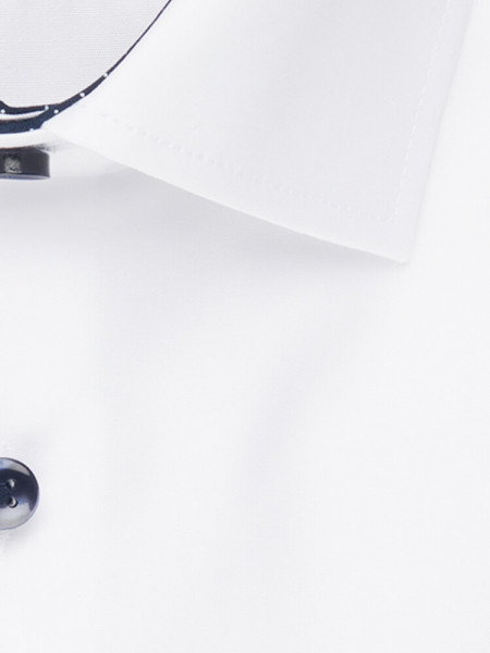 SEIDENSTICKER Regular Fit Chemise Blanc Business Kent Popeline - Vue 3