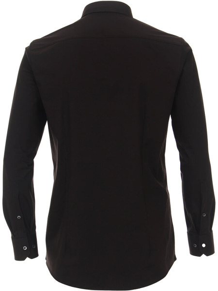 VENTI Regular Fit Chemise Noir Kent Jersey
