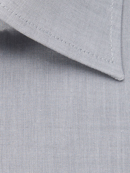 SEIDENSTICKER Regular Fit Chemise Gris Business Kent Chambray - Vue 3