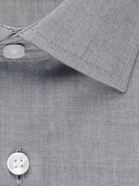 SEIDENSTICKER Slim Fit Chemise Gris Business Kent Chambray - Vue 3