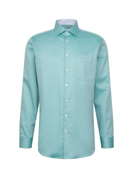 SEIDENSTICKER Regular Fit Chemise Vert New Kent Struktur