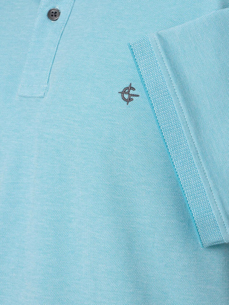 CASAMODA Polo Turquoise Extrafeine Qualität - Vue 2