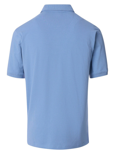 CASAMODA Polo Bleu clair Extrafeine Qualität