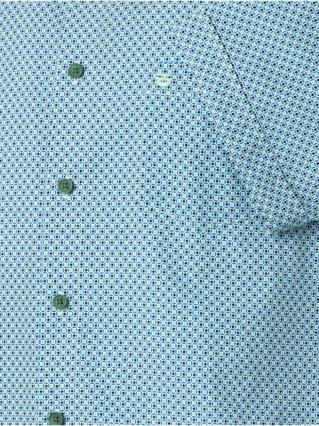 REDMOND Comfort Fit Chemise Vert Kent Print - Vue 2