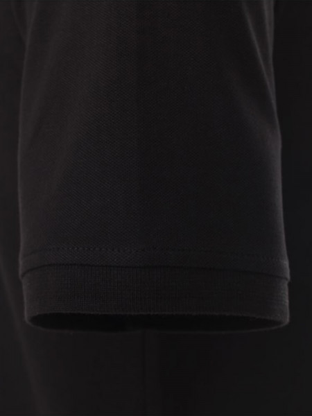 CASAMODA Polo Noir Piqué - Vue 2